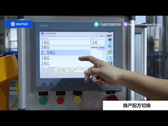 Machine de remplissage à débitmètre linéaire Huituo pour détergent à lessive, avec changement automatique