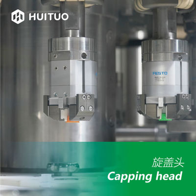 Machine de capsulage de contrôle servo de couple pour la torsion se fermante outre des couvercles à visser en plastique