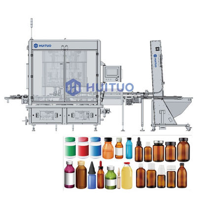 Ampoule en plastique en verre médicale Vial Rotary Capping Machine 40-300bpm