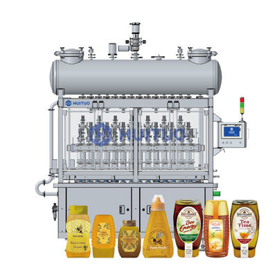 Bouteille volumétrique Honey Syrup Filling Machine Filler liquide de piston linéaire automatique