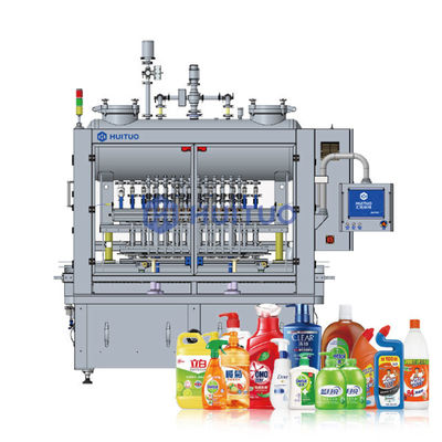 Machine de remplissage automatique de piston de bouteille pour le lavage de main, savon détersif liquide