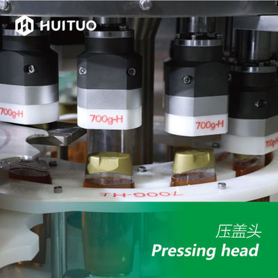 Machine irrégulière en plastique complètement automatique de cachetage de bouteille de conteneur pour des industries de produit chimique alimentaire