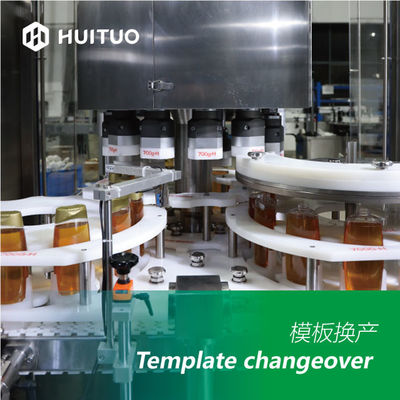 Machine irrégulière en plastique complètement automatique de cachetage de bouteille de conteneur pour des industries de produit chimique alimentaire