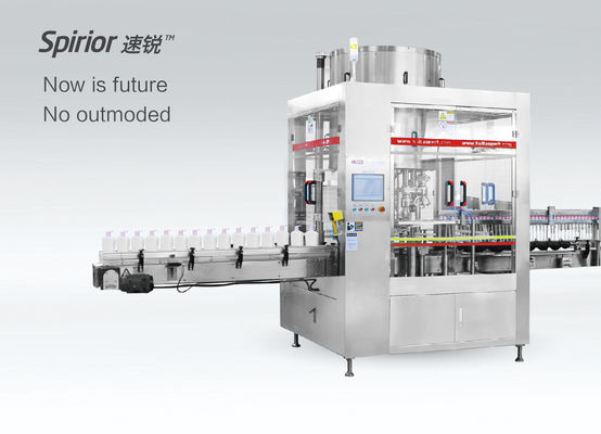 La ligne à grande vitesse de l'opération une couvre des genres de produits remplissant machine de capsulage