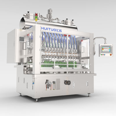 Machine de remplissage de piston d'acier inoxydable pour le détergent de blanchisserie d'aseptisant de main de shampooing