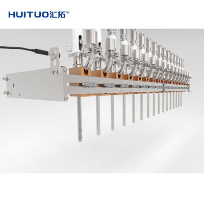 Machine de remplissage de piston d'acier inoxydable pour le détergent de blanchisserie d'aseptisant de main de shampooing