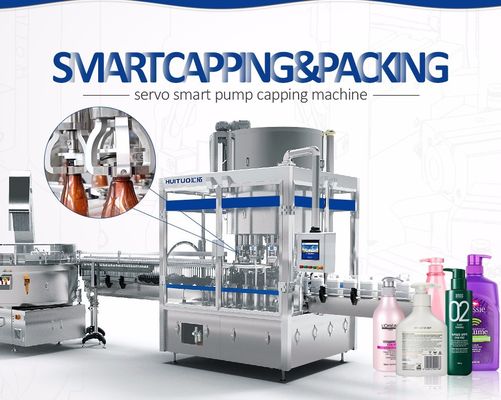 Équipement de capsulage 8000BPH de bouteille de HDPE de contrôle de PLC