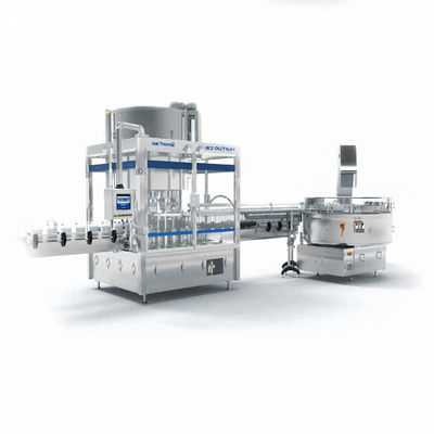 Machine de capsulage de bouteille en plastique de détergent liquide
