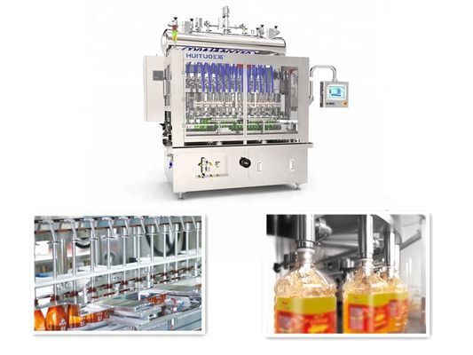 8 machine de remplissage de bouteilles de l'eau des têtes 380V