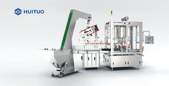 Machine de capsulage de bouteille pneumatique de 8 têtes