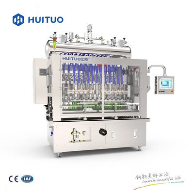 Remplissage de bouteilles rotatoire chimique quotidien et machine de capsulage