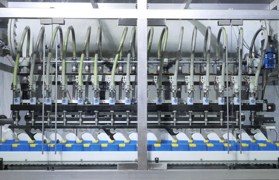 Chaîne de production remplissante liquide de corrosif de contrôle de PLC AC380V