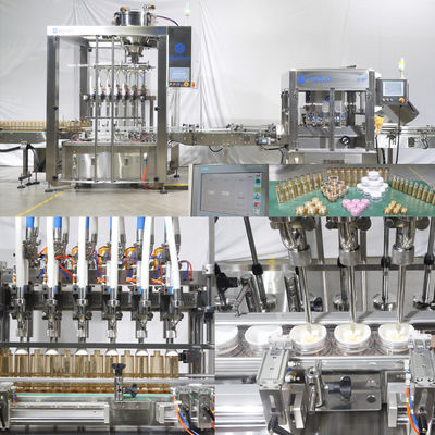Machine de capsulage remplissante crème de l'eau de la CE avec électrique conduit