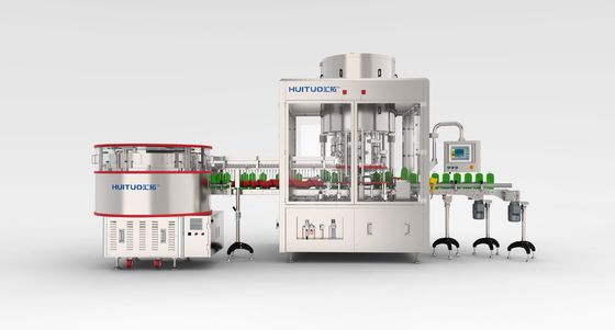 Machine de capsulage détersive liquide de pompe de lotion automatique pour la bouteille en verre d'ANIMAL FAMILIER