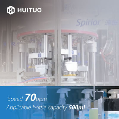 Machine de capsulage rotatoire d'ANIMAL FAMILIER à bouteilles de décapant automatique de verre pour le déclencheur de jet