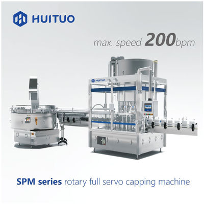Machine de capsulage de pleine pompe servo principale rotatoire de la lotion 10 de Huituo