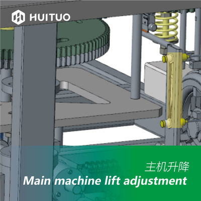 Machine de capsulage de servo automatique rotatoire souple de Huituo pour le chapeau de pompe, au dessus du disque et de Yorker de lotion