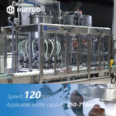 2 rotatoires dans 1 machine de capsulage remplissante dans l'industrie médicale