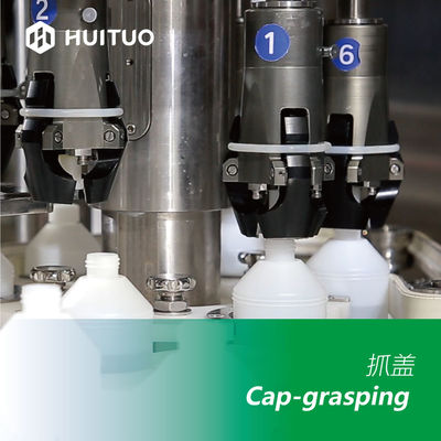 2 rotatoires dans 1 machine de capsulage remplissante dans l'industrie médicale