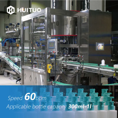 Automatiques machine 80bpm 8 de capsulage rotatoire principale pour le shampooing et le conditionneur pour cheveux