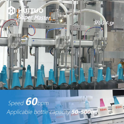 Remplisseur liquide de machine de remplissage de suivi de bouteille linéaire fortement flexible
