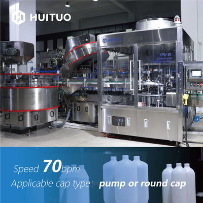 8 multifonctionnels machine de capsulage rotatoire principale pour la pompe de Flip Top Pull Push Lotion