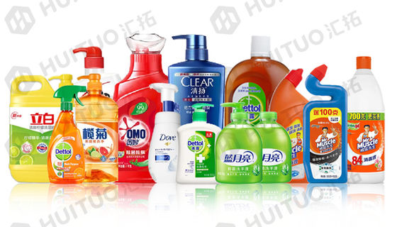Machine de capsulage remplissante liquide 2L 3L 4L 5L de détergent de blanchisserie de bouteille en plastique