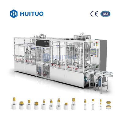 Remplissage de Monoblock de bouteille en verre d'animal familier et machine de capsulage automatiques pour des cosmétiques