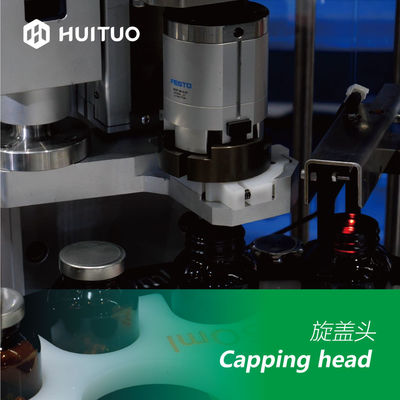 Torsion automatique outre de machine de capsulage pour le remplissage en verre de capsule de pot