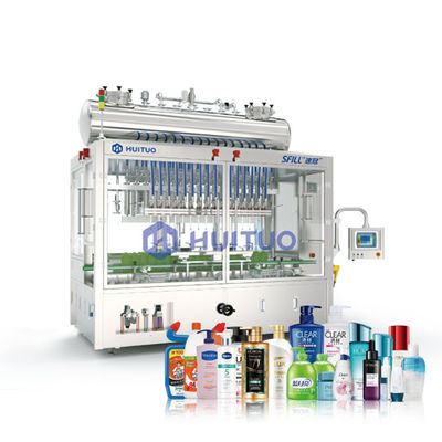 Machine de remplissage servo de piston de shampooing et de conditionneur pour cheveux