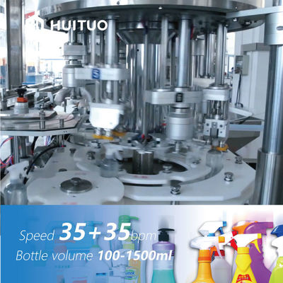 Machine de capsulage automatique rotatoire multifonctionnelle pour le déclencheur de pompe et de jet de lotion