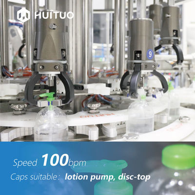 Tête de capsulage de la machine 10 de servo de bouteille d'ANIMAL FAMILIER pour l'aseptisant de lavage de main