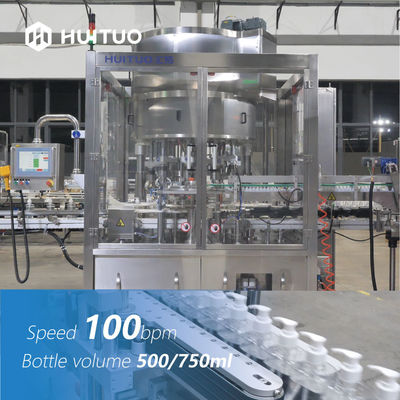 Machine de capsulage rotatoire automatique de pompe de distributeur pour le savon de liquide de lavage de main