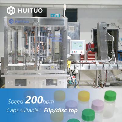 Machine de capsulage de réactifs de fiole en plastique en plastique en verre diagnostique médicale d'ampoule