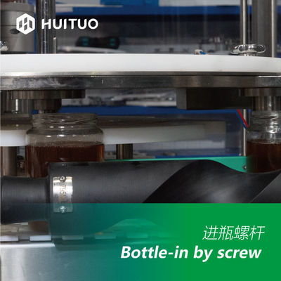 La bouteille en verre rotatoire automatique réduisent en sirop le capsuleur de machine de Honey Twist Off Servo Capping