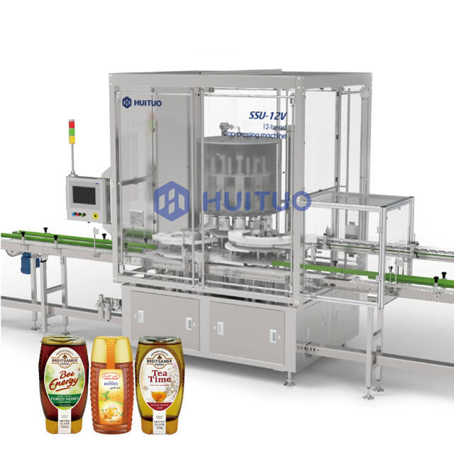 Machine automatique rotatoire de cachetage de conteneur pour la nourriture et les produits chimiques